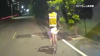 8旬翁騎單車跌倒　暖警護送：我來騎