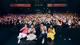 ▲2.瑞恩、黃豪平、呱吉、黃小胖四強聯手大玩地獄梗！挑戰脫口秀底線嗨炸全場（圖／主辦單位提供）