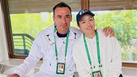 ▲詹詠然混雙搭檔多迪格因肌肉撕裂，被迫提前退出比賽。（圖／翻攝自詹詠然臉書粉專）