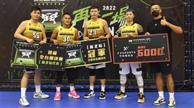▲2022年YYsports鬥到底3x3城市爭霸賽新北站冠軍「普勒萬」。（圖／YYsports提供）