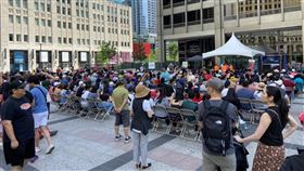 芝加哥「台灣好滋味」嘉年華  現場座無虛席「台灣好滋味」嘉年華4日在芝加哥市中心舉行，吸引逾2000人次觀賞台灣文化表演，現場座無虛席。（駐芝加哥辦事處提供）中央社記者尹俊傑紐約傳真  111年7月5日