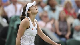 ▲「球后殺手」柯爾妮（Alize Cornet）溫網16強止步。（圖／美聯社／達志影像）