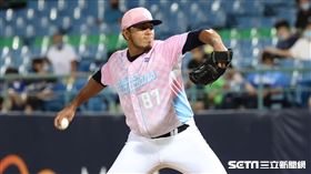 ▲富邦悍將投手富藍戈。（圖／記者劉彥池攝影）