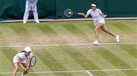 詹皓晴組合溫網止步8強。 (資料圖/翻攝自溫網官方臉書)