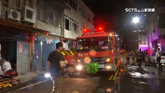 洗衣機旁堆雜物連環爆　岡山凌晨火警