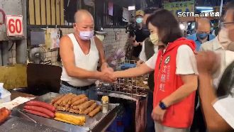 沈慧虹掃街拜票：相信林智堅沒抄襲