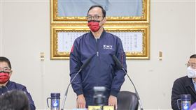 國民黨主席朱立倫出席中常會發表談話。（圖／國民黨提供）