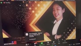 大同大學提供、翻攝自霍特獎線上頒獎典禮