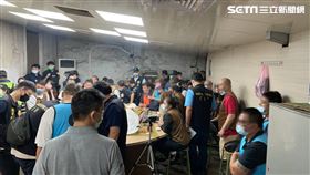 群聚,賭場,疫情,桃園,翻攝畫面