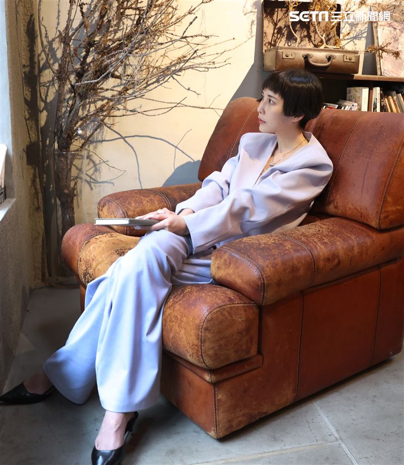 葉穎三立新聞網專訪。（記者邱榮吉/攝影）