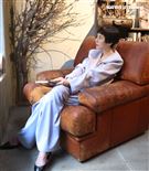 葉穎三立新聞網專訪。（記者邱榮吉/攝影）