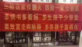 中國農村少子化標語（圖／翻攝自網易）