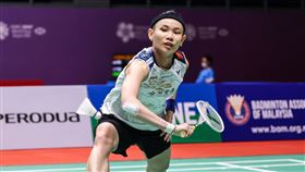 戴資穎揮別手肘傷勢  馬來西亞大師賽輕鬆過頭關台灣羽球一姐戴資穎（圖）的右手肘日前不慎受傷，她6日在馬來西亞羽球大師賽重新出發，也揮別傷勢影響，以直落二淘汰韓國女將沈有振輕鬆晉級。（Badminton photo提供）中央社記者龍柏安傳真  111年7月6日