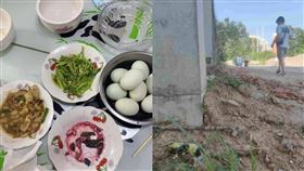 家人吃了老婦送的菜後中毒送醫。（圖／翻攝自《上游新聞》）