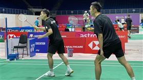 ▲張課琦、柏禮維逆轉晉級BWF超級500系列馬來西亞大師賽男雙8強。（圖／翻攝自柏禮維臉書粉專）