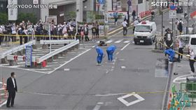 安倍晉三 7/8中槍畫面，奈良，（圖／AP／KYODO NEWS 授權）