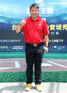 中職盜壘王黃甘霖出席體育實境秀「超級王牌棒球隊」首映會。（記者邱榮吉/攝影）
