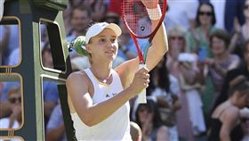 ▲哈薩克轉籍女將芮芭奇娜（Elena Rybakina）闖進溫網女單決賽。（圖／美聯社／達志影像）