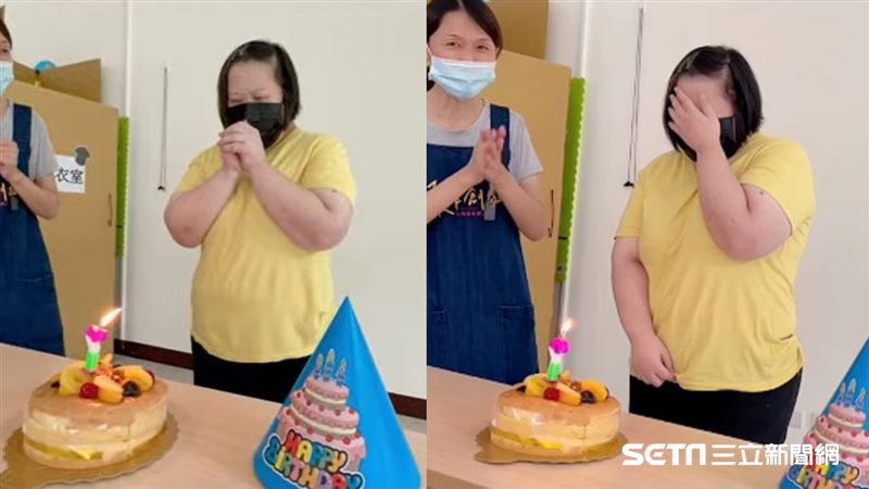 獨居唐氏症女孩過生日　淚想過世爸媽