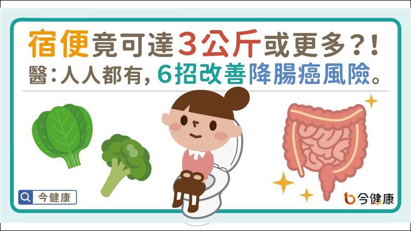 長期受便秘困擾　恐增腸癌風險
