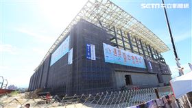 台中國際會展中心上梁。盧秀燕。（圖／台中市政府提供）