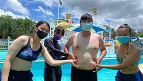 六福水樂園推「鮪魚日」主題趴。（圖／六福村提供）