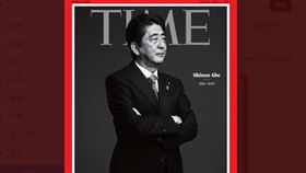 時代雜誌將安倍晉三做為新封面，圖／翻攝自時代雜誌推特