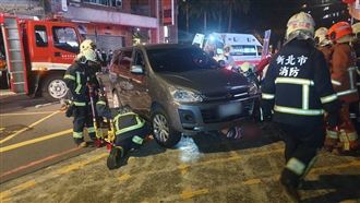 翁返家撞異物！驚見阿北在車底畫面曝