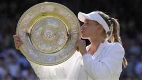 ▲芮芭奇娜（Elena Rybakina）奪下溫布頓女單冠軍。（圖／美聯社／達志影像）