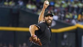 ▲「瘋邦」邦加納（Madison Bumgarner）7局失2分奪下勝投。（圖／美聯社／達志影像）