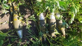 ▲台灣軍援烏克蘭？烏軍曝60公厘迫擊砲彈　上面印繁體字（圖／翻攝自Мілітарний）