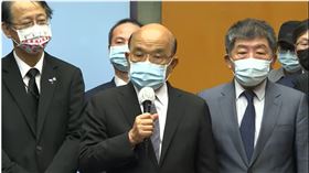 行政院長蘇貞昌今（11）日也前往日本台灣交流協會台北事務所弔唁。