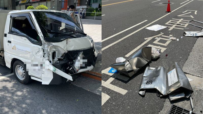 車開一半疑癲癇…他撞噴瑞光路站牌