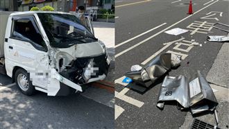 車開一半疑癲癇…他撞噴瑞光路站牌