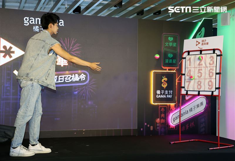 原子少年陳治廷出席橘子嘉年華記者會。（記者邱榮吉/攝影）