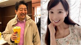 安倍晉三　陳美齡　翻攝自臉書／微博