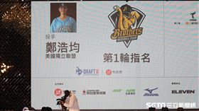 ▲中華職棒33年季中選秀，中信兄弟第一輪選鄭浩均。（圖／記者劉彥池攝影）