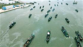 法國世界報9日公布近一年的調查報導，揭發中國船隊在阿拉伯海非法不分晝夜過度漁撈，刻意躲避衛星追蹤，損害漁業資源與他國利益。圖為中國山東省漁船出海。（圖／中新社）
