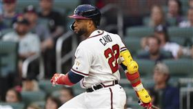 ▲坎諾（Robinson Cano）轉戰勇士首戰，面對前東家大都會敲雙安。（圖／美聯社／達志影像）