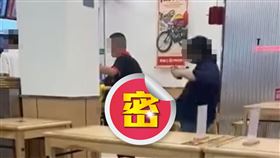 裸露,下體,餐廳