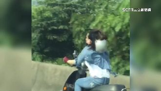 機車闖國道　4台紅斑馬包夾影片曝光
