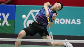 ▲戴資穎在新加坡公開賽首輪直落2擊敗合庫女將白馭珀。（圖／美聯社／達志影像）