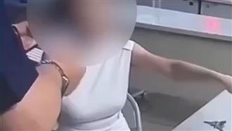 白衣辣女踹咬警又罵死菜鳥　下場出爐