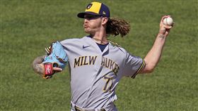 ▲釀酒人當家終結者「飄髮哥」黑德（Josh Hader）退出明星賽。（圖／美聯社／達志影像）