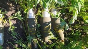 ▲台灣軍援烏克蘭？烏軍曝60公厘迫擊砲彈　上面印繁體字（圖／翻攝自Мілітарний）