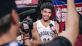 ▲籃網新秀湯瑪斯（Cam Thomas）是夏季聯盟MVP熱門人選。（圖／翻攝自籃網推特）