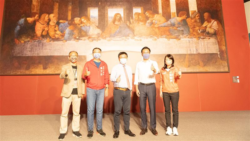 趙天麟參觀會動的文藝復興展