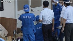 安倍晉三遇刺　警方在行凶處90公尺外發現疑似彈痕。（圖／AP／NTV授權）（鎖日本）