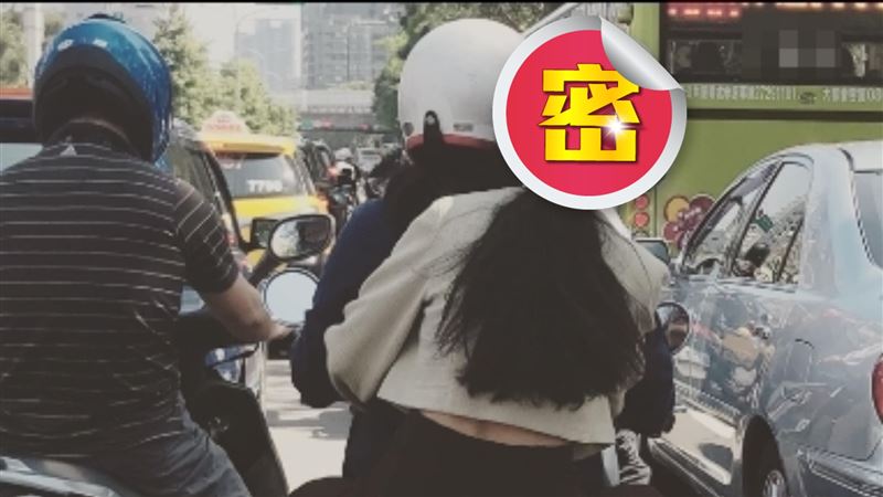 騎車戴1最新款安全帽！網驚：女盆友