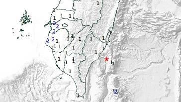東半部今早5連震　最大規模4.6